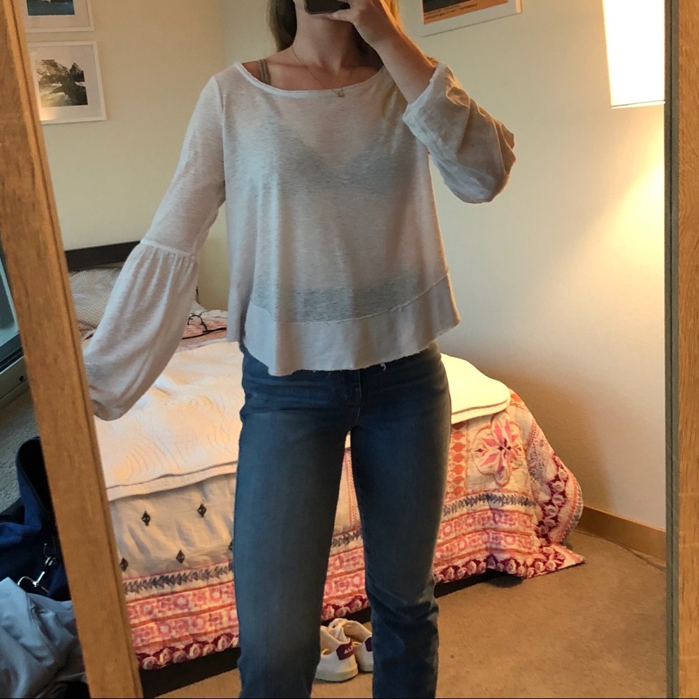 White peasant blouse